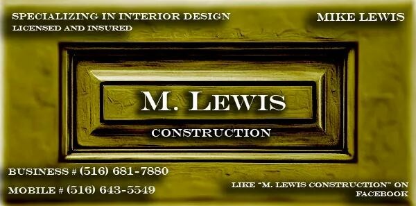 M Lewis Construction logo
