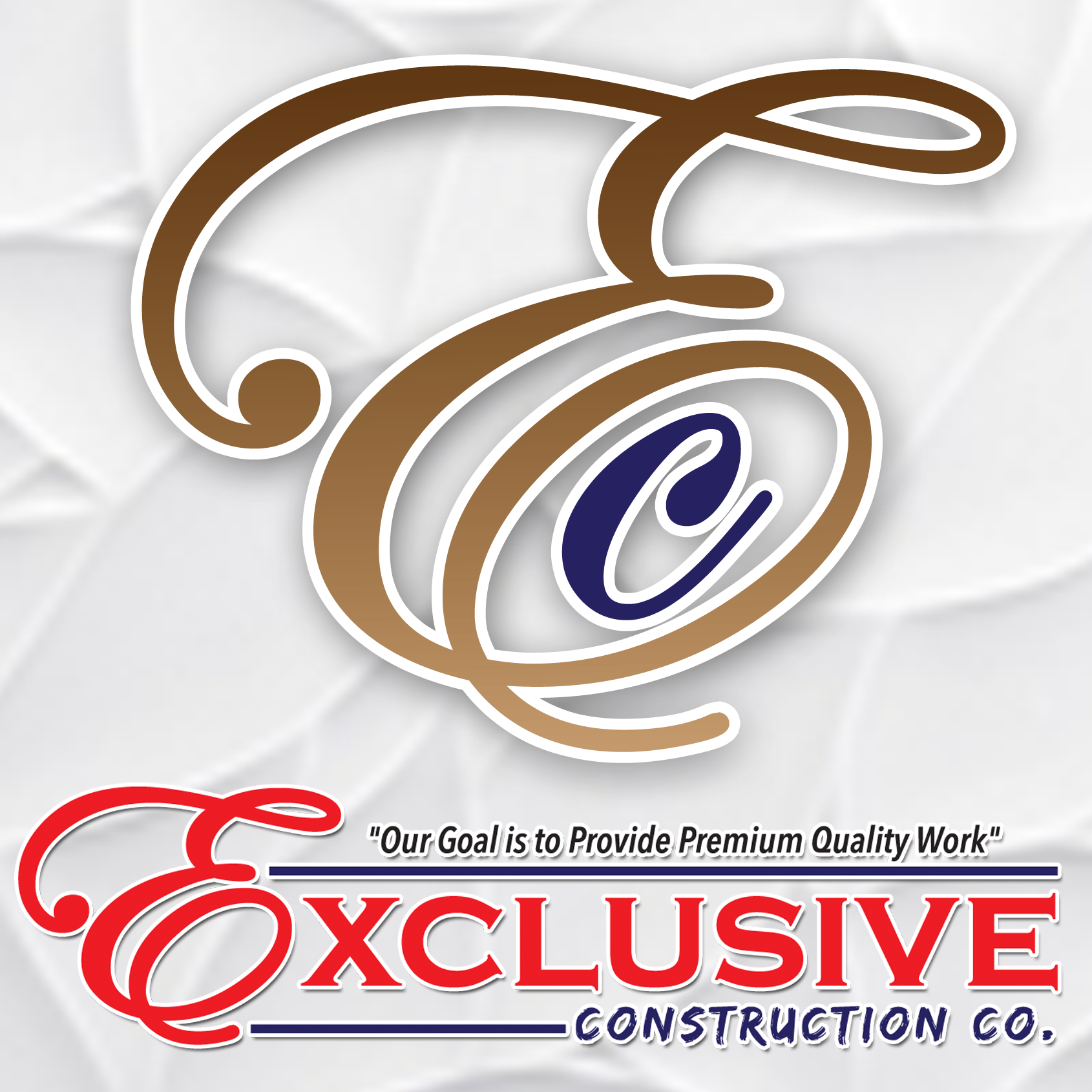 Exclusive Construction Co. logo