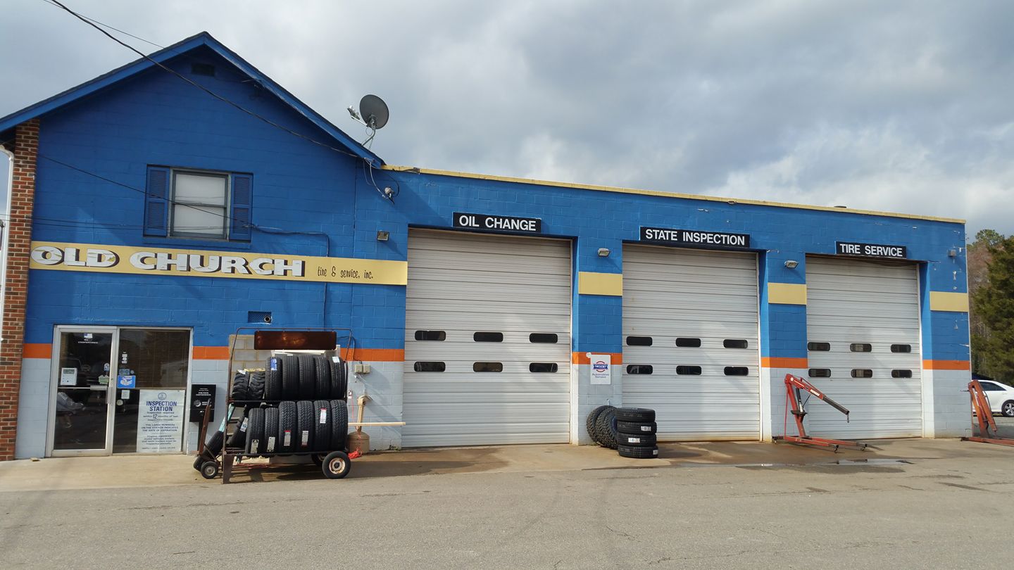 OLD CHURCH TIRE & SVC CTR logo