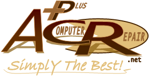 A PLUS COMPUTER REPAIR logo