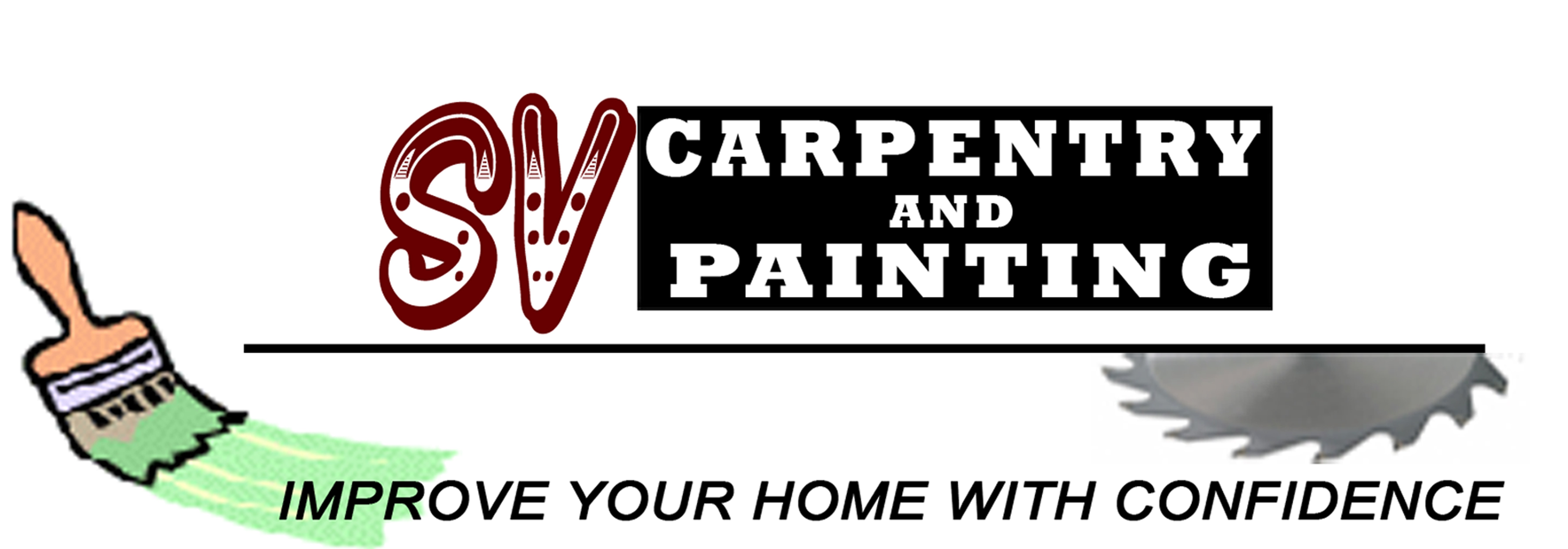 Logo for S V Carpentry and Painting