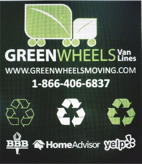 Logo for Green Wheels Van Lines