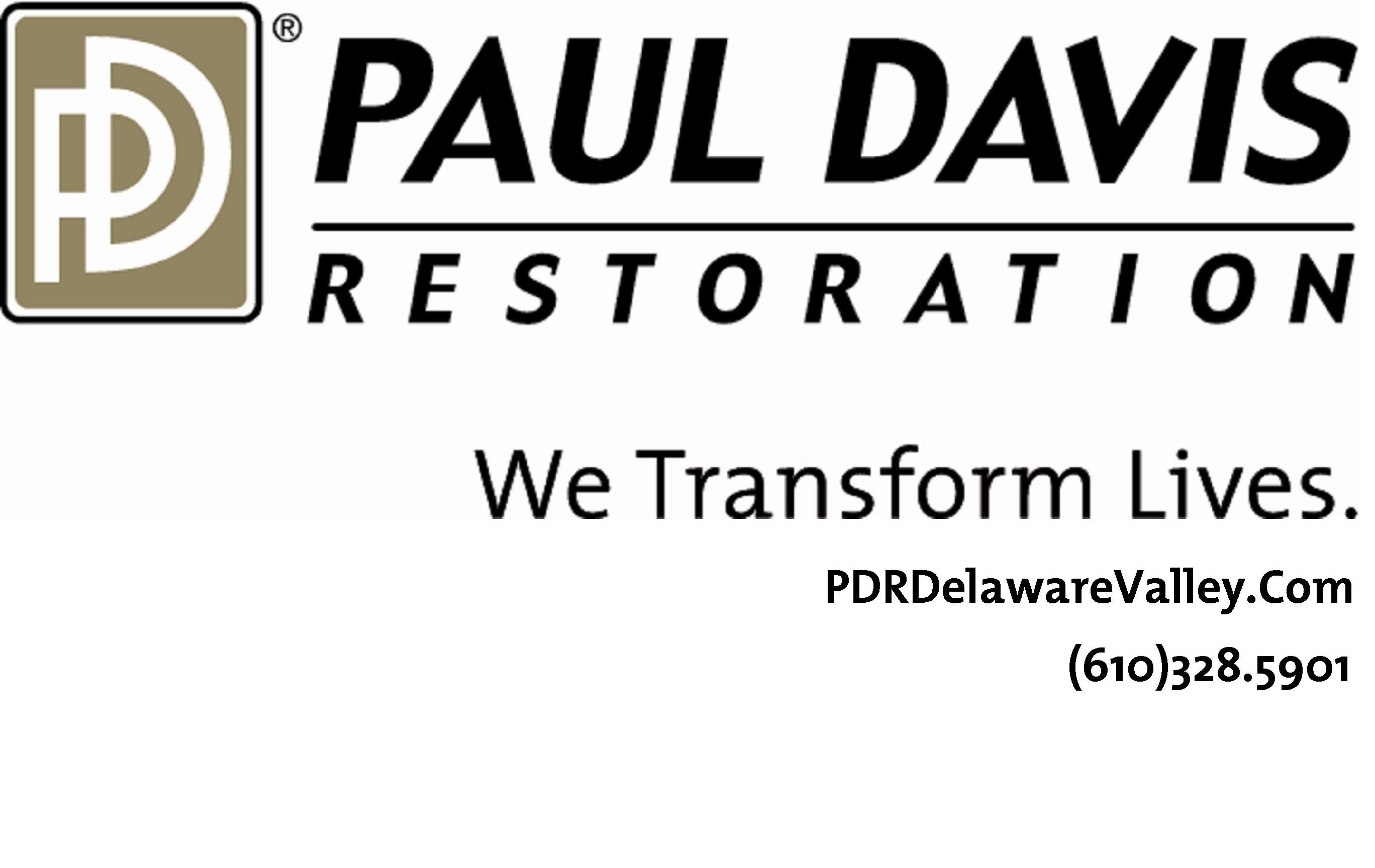 Paul Davis Restoration of Del Val and Philly logo