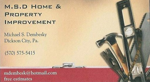 M.S.D. Home & Property Improvement logo
