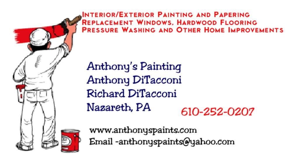 ANTHONY'S PAINTING logo