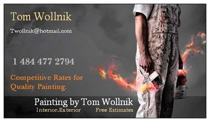 Painting by Tom Wollnik logo