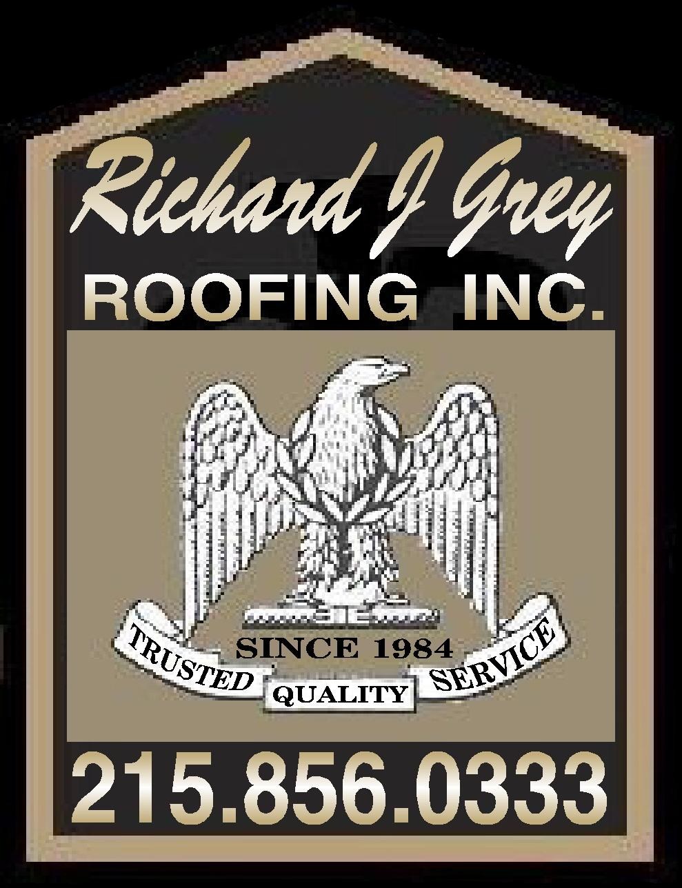 Richard J. Grey Roofing* Siding* Gutters* Masonry logo