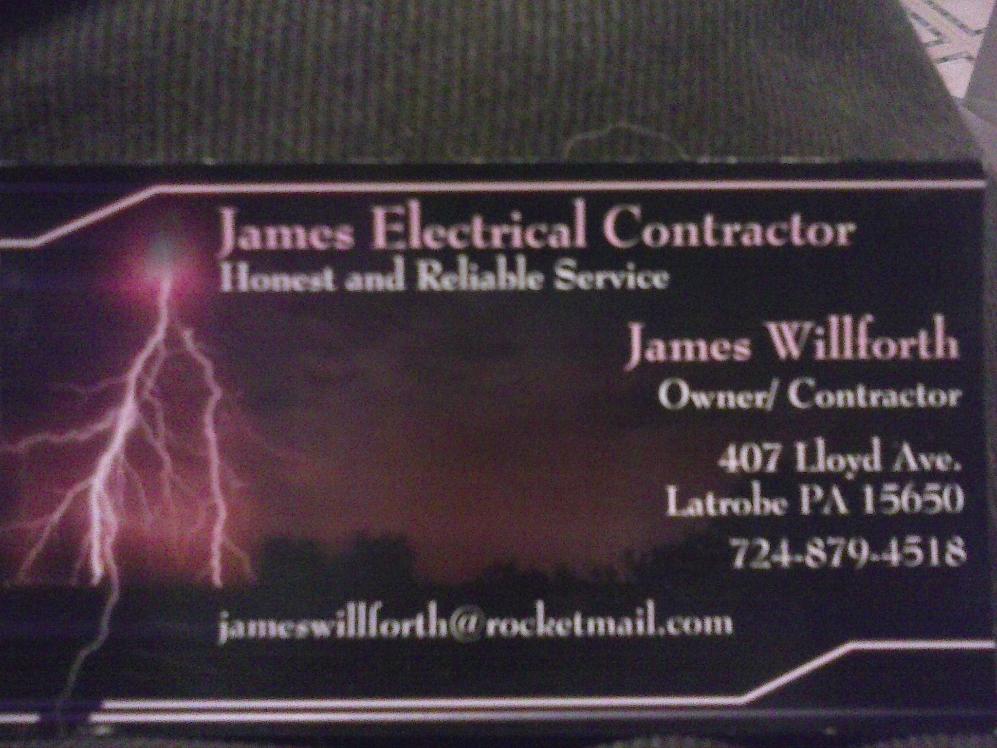 James Electrical Contractor logo