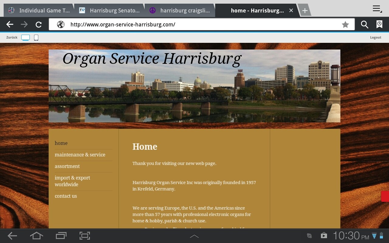 Harrisburg Organ Service logo