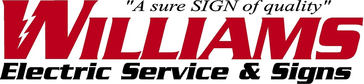 Williams Electric Service and Signs logo