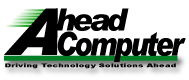 Logo for Ahead Computer