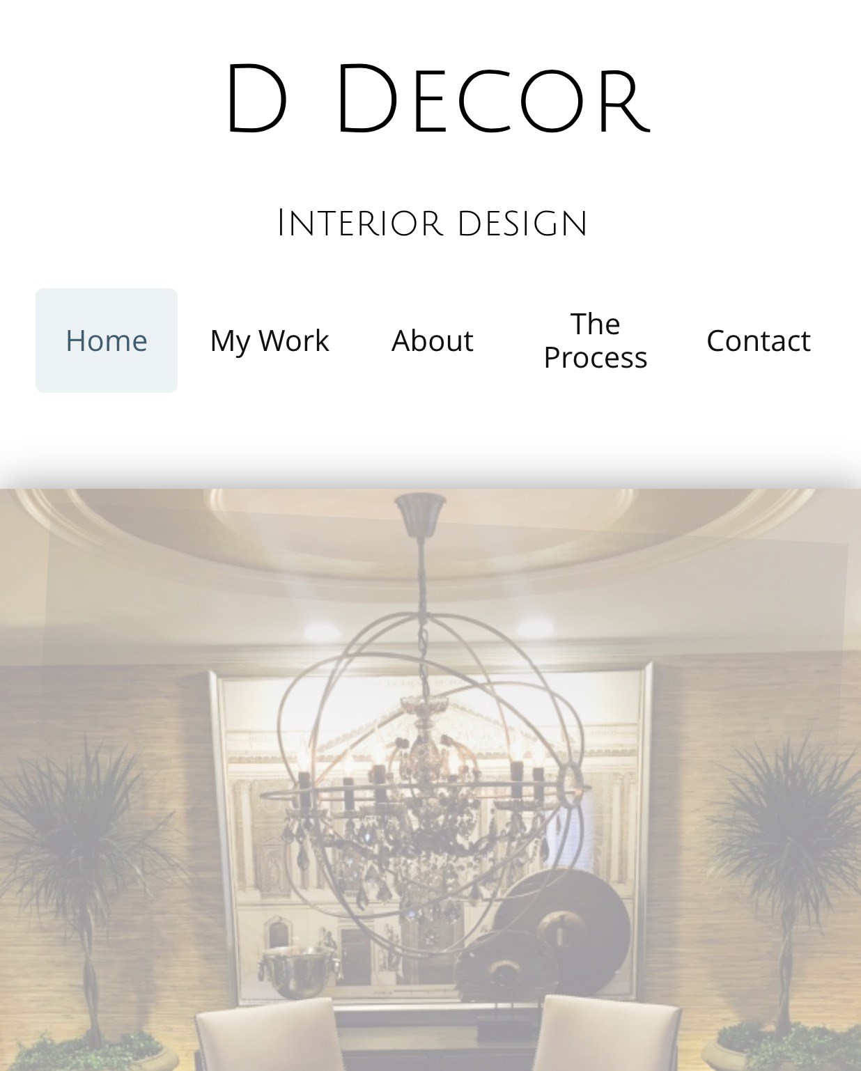 Logo for D Decor Interior Design LLC