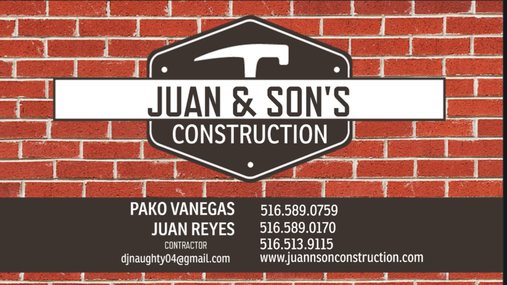 juan & son's construction logo