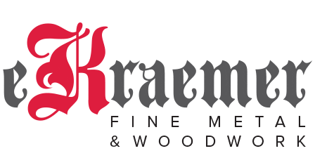 E. Kraemer Fine Metal and Woodworking logo