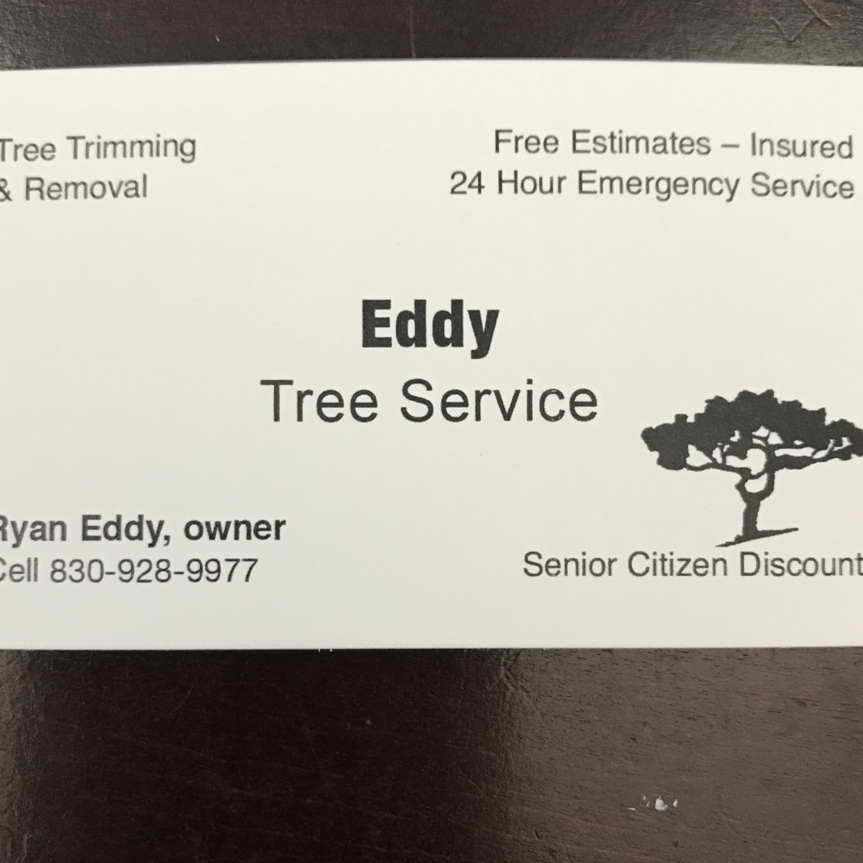 Logo for EDDY TREE SERVICE