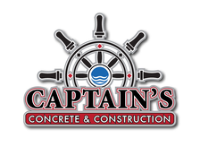 CAPTAIN'S CONCRETE AND CONSTRUCTION logo