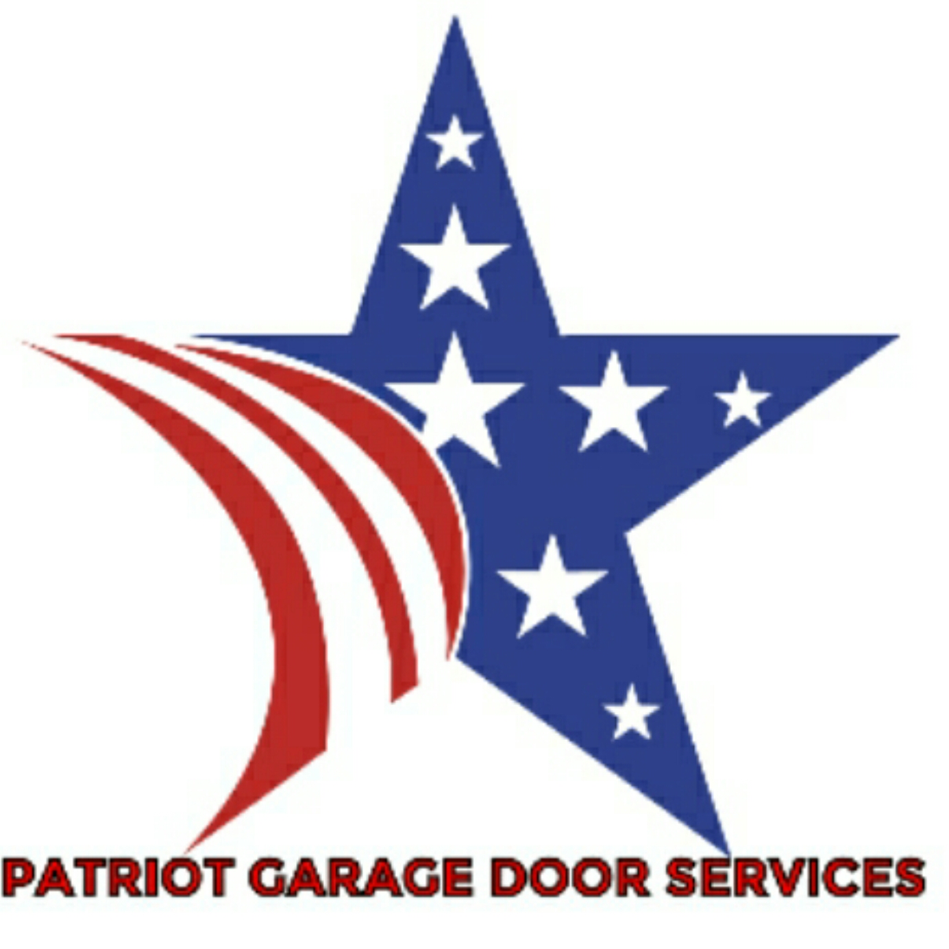 Logo for Patriot garage door services