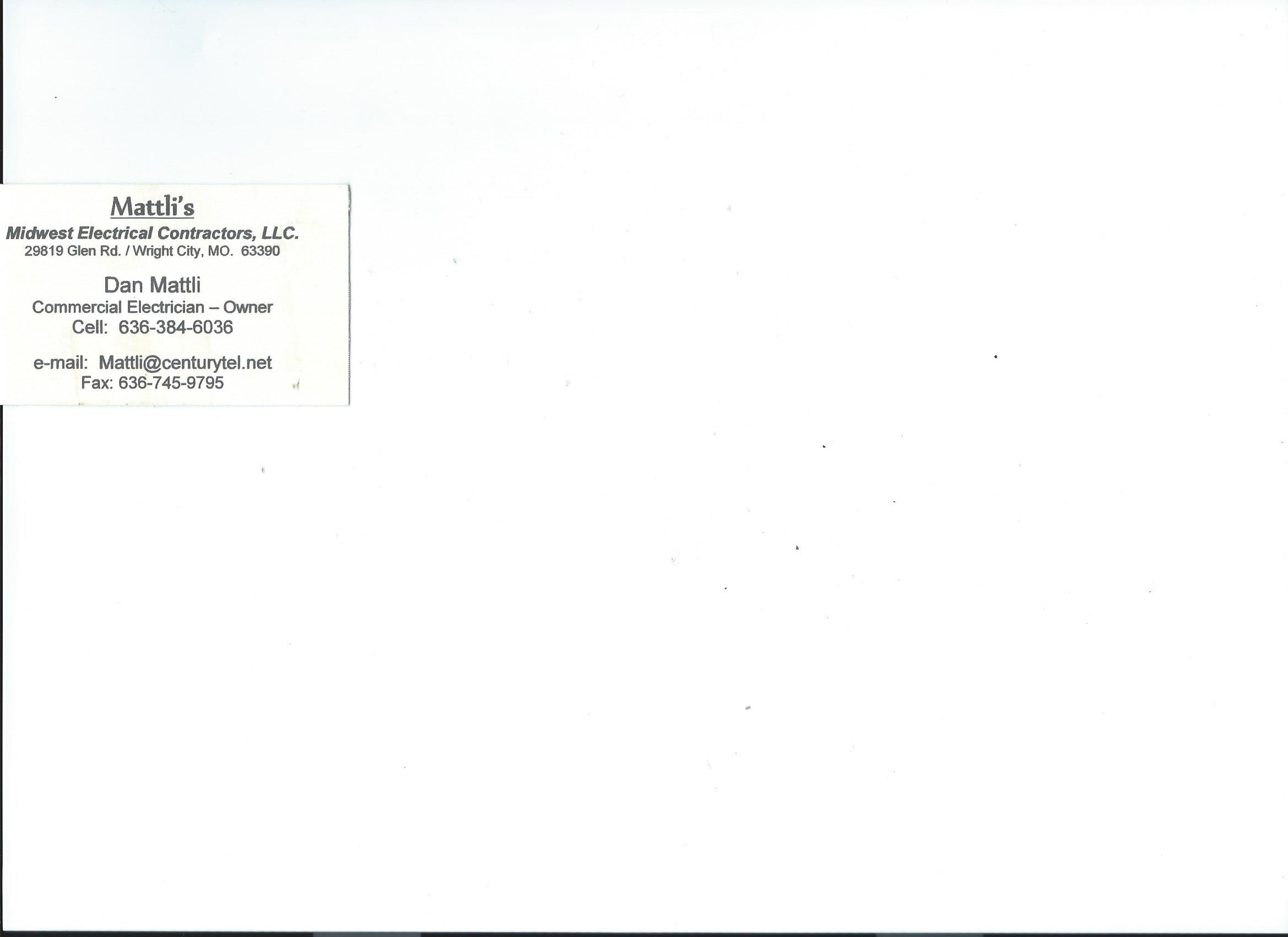 Mattli's Midwest Electrical Contractors LLC logo