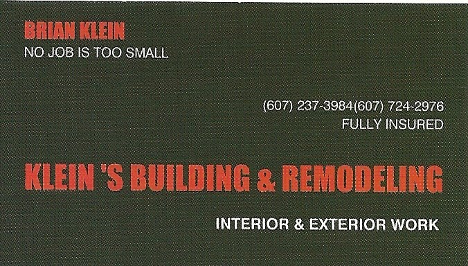 Klein Building and Remodeling logo