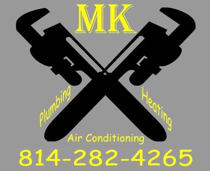 MK PLUMING HEATING & AIR CONDITIONING logo