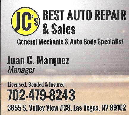JC's Best Auto Repair logo