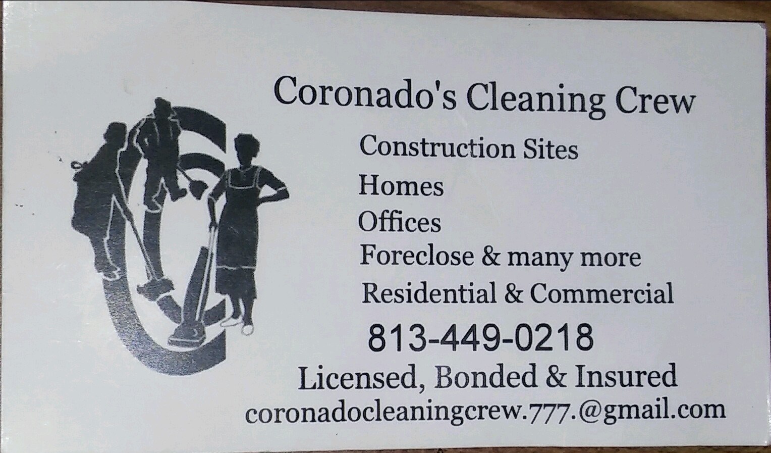Coronado's Cleaning Crew logo