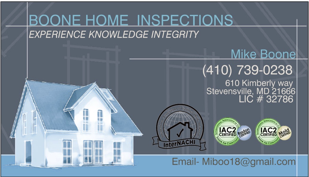Logo for Boone Home Inspections