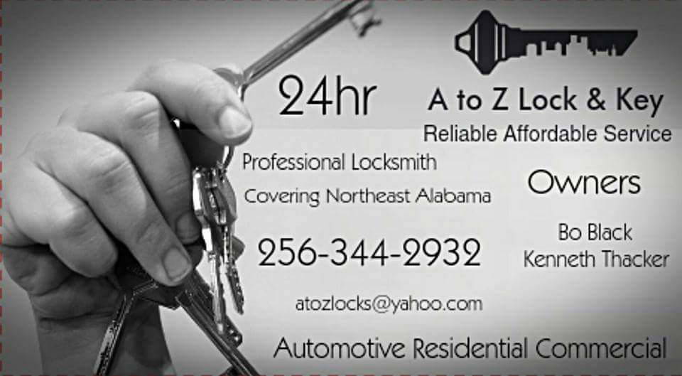 A to Z Lock and Key logo