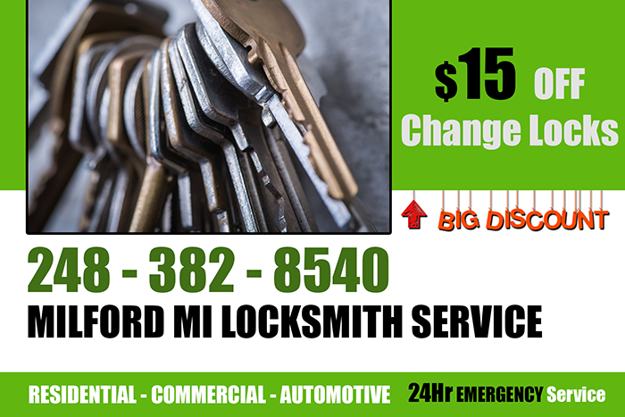 Locksmith Milford Mill MI logo