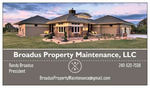 Broadus Property Maintenance logo