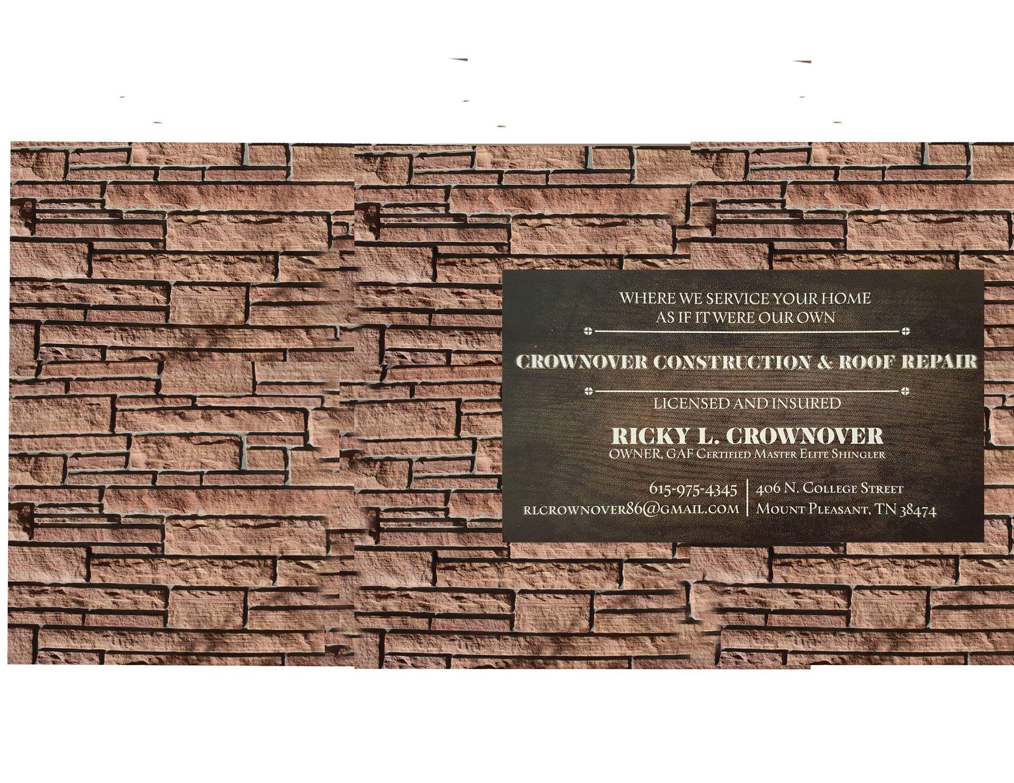 Crownover Construction & Roof Repair logo
