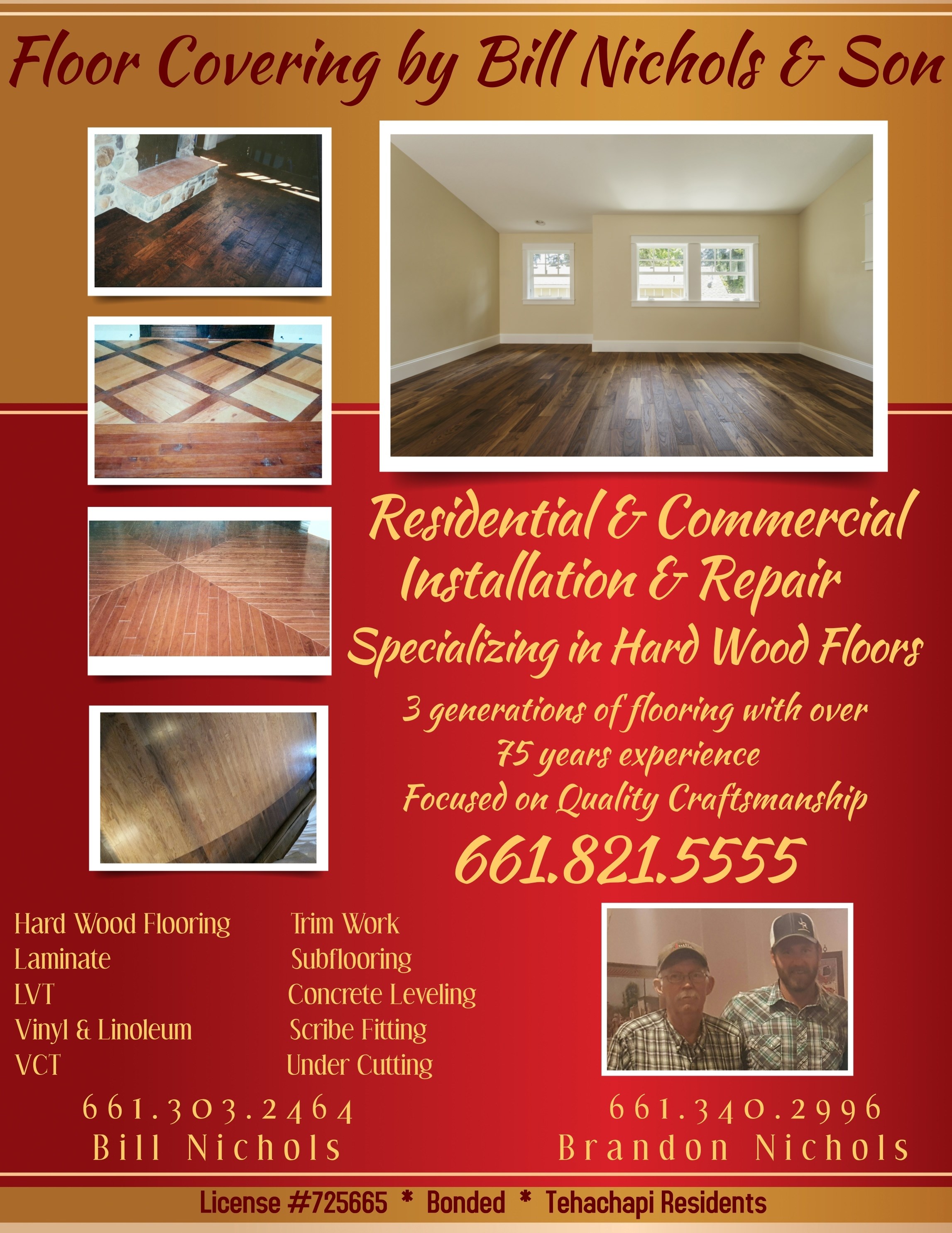 Floor Covering by Bill D Nichols and Son logo