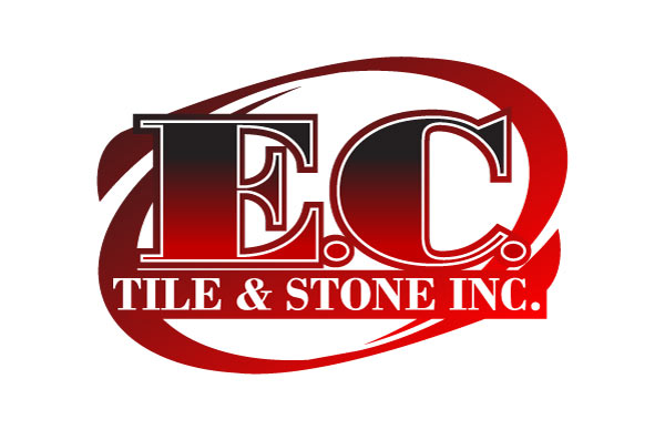 E C tile & stone inc. logo