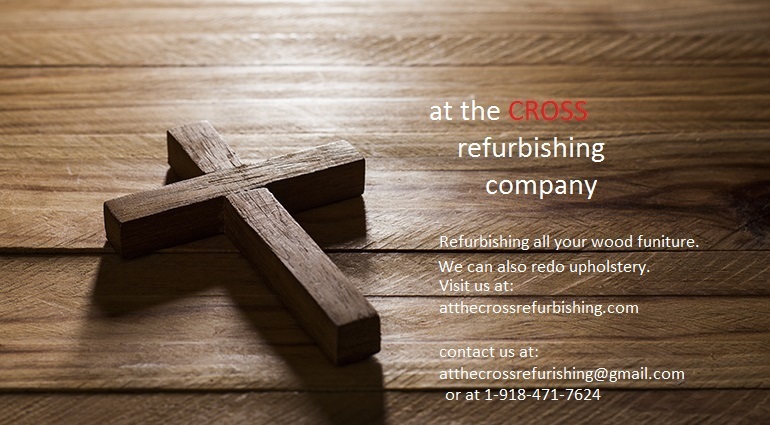 At the CROSS refurbishing company logo