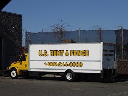 u s rent a fence logo