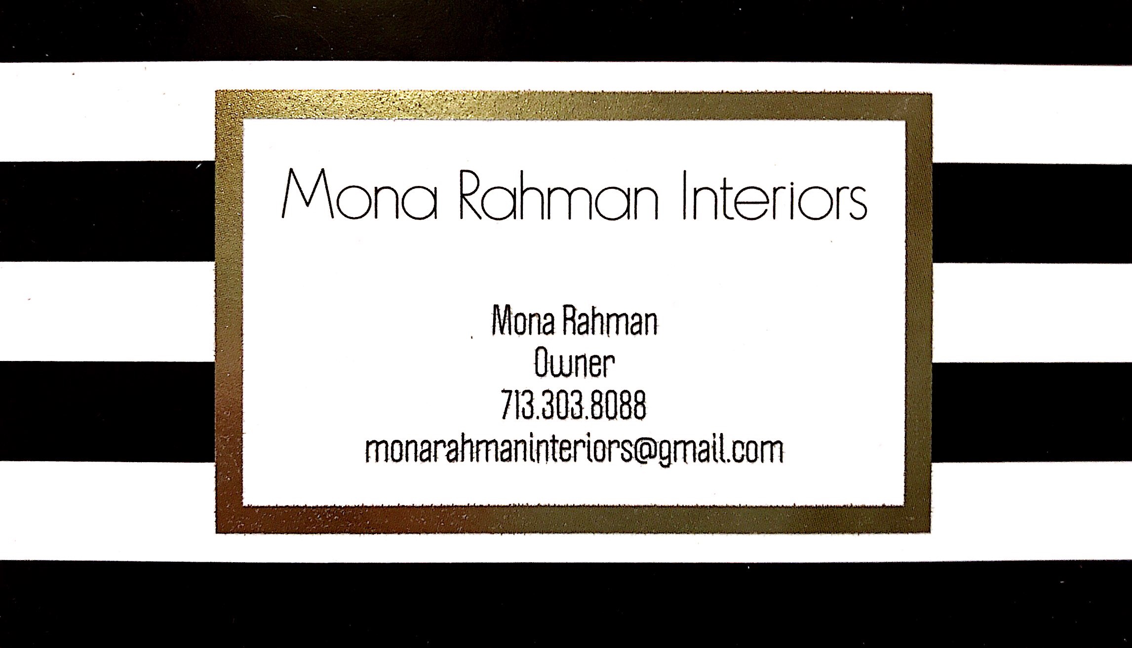 Mona Rahman Interiors logo