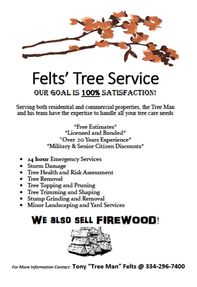 Felts' Tree Services logo