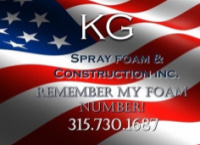 Logo for KG SPRAY FOAM AND CONSTRUCTION INC