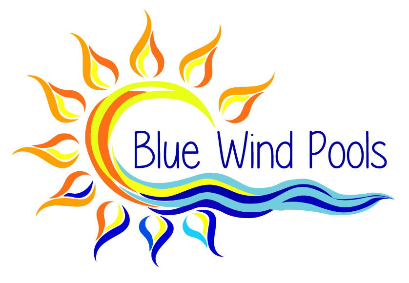 Blue wind pools logo