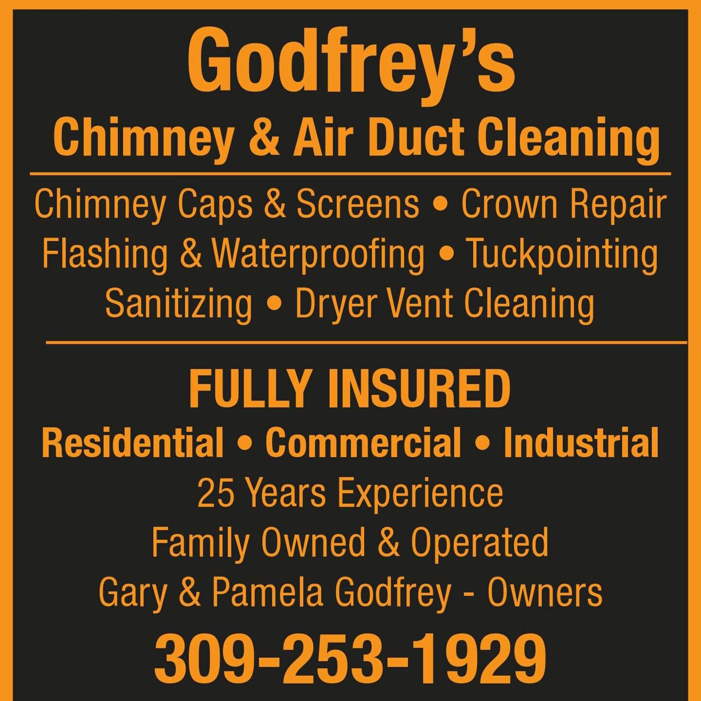 Godrey's Chimney Sweep and Air Duct Cleaning logo
