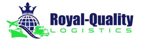 Logo for Royal Quality Logistics