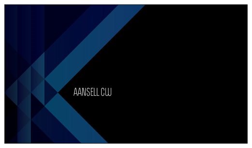 Avatar for Aansell Cw