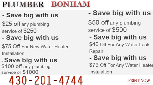 Plumber Bonham logo