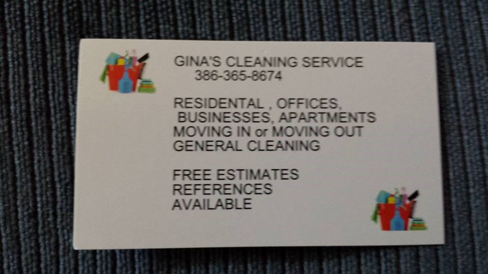 Gina's Cleaning Service logo