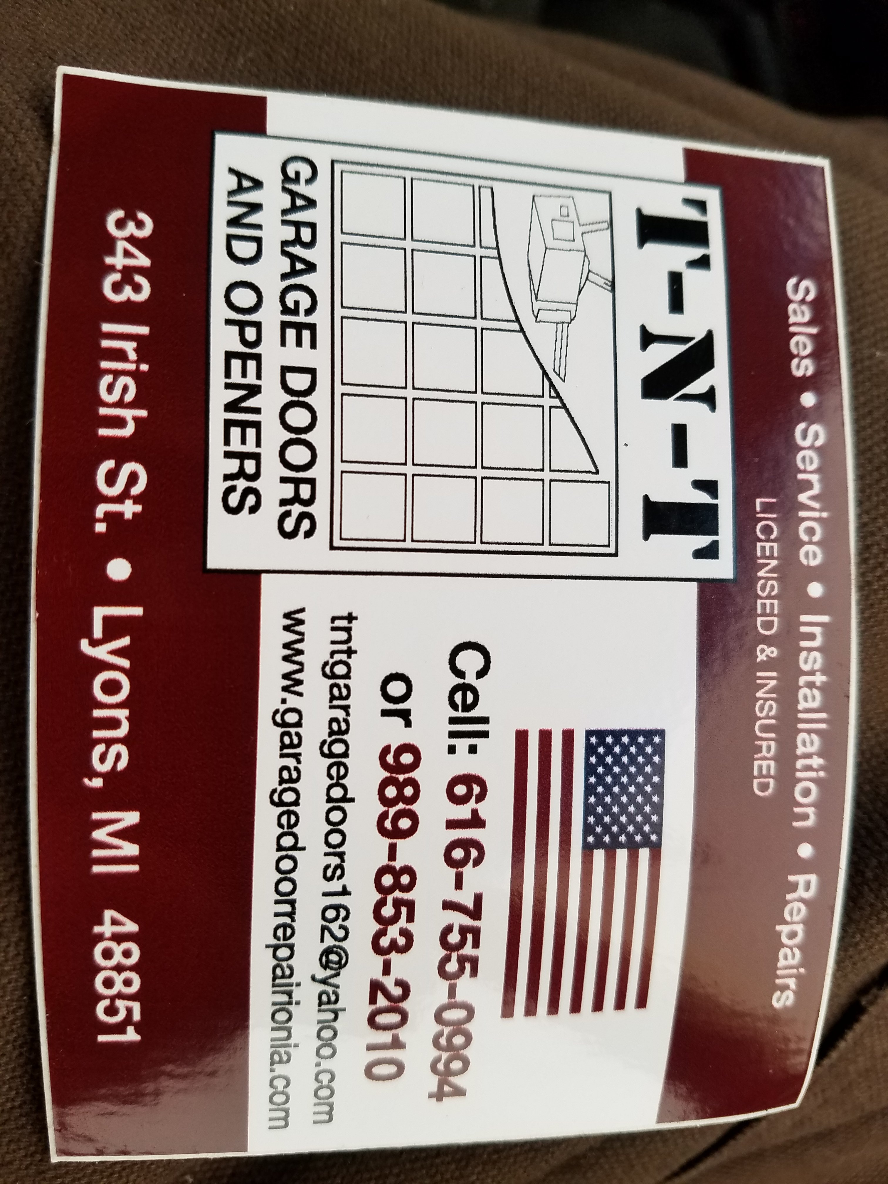 Avatar for TNT Garage Doors & Openers LLC