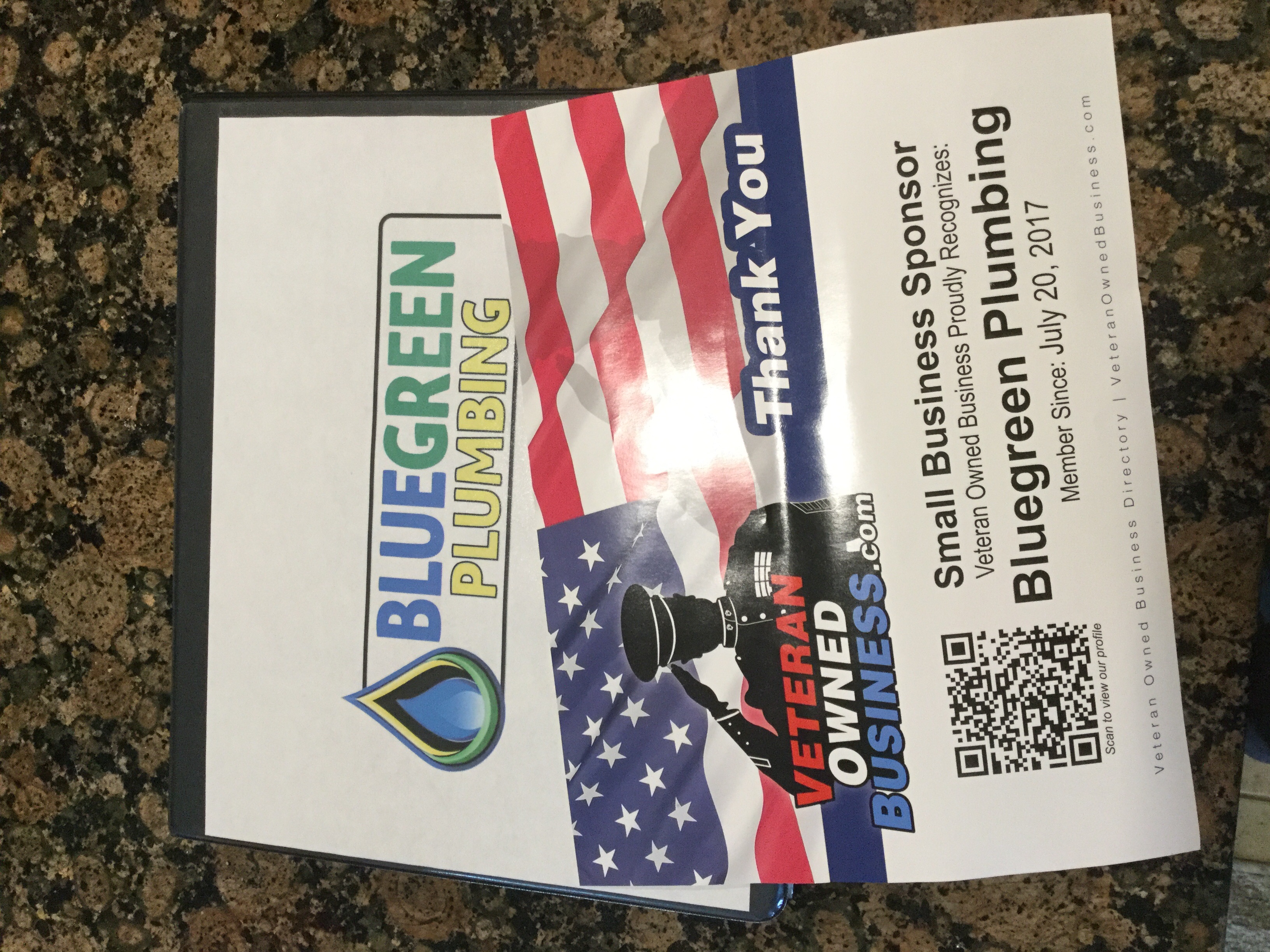Logo for Bluegreen Plumbing