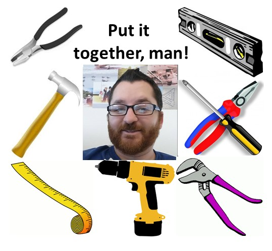 Put it together, Man logo