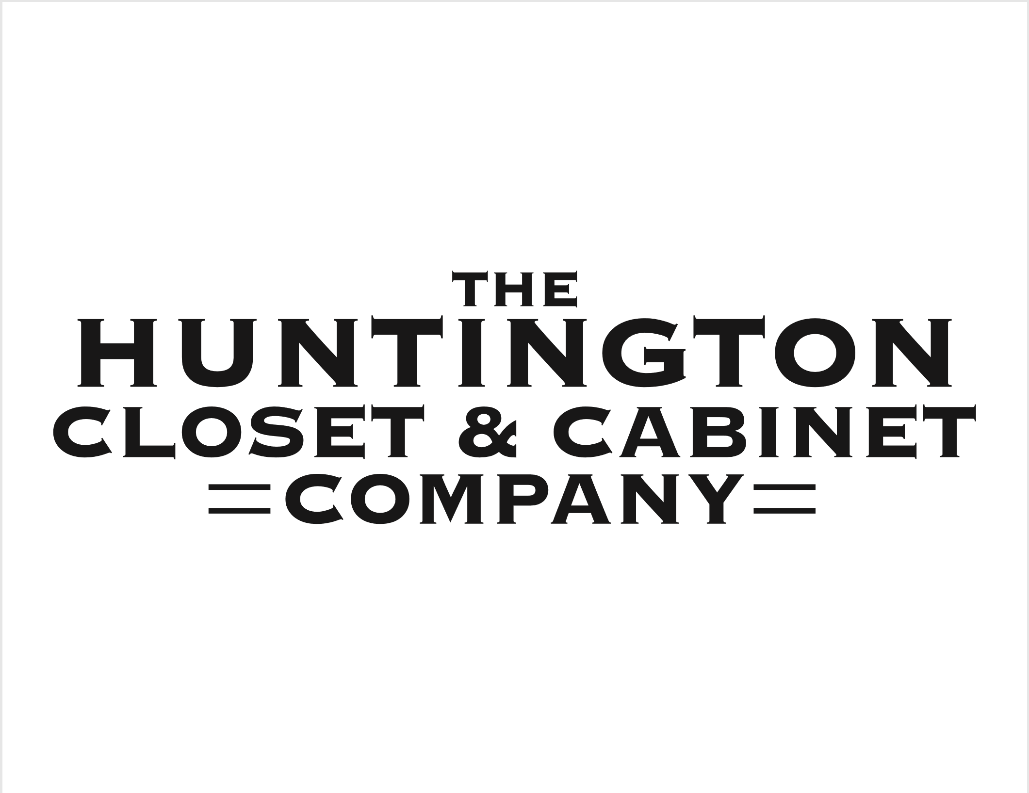 Logo for The Huntington Closet Company