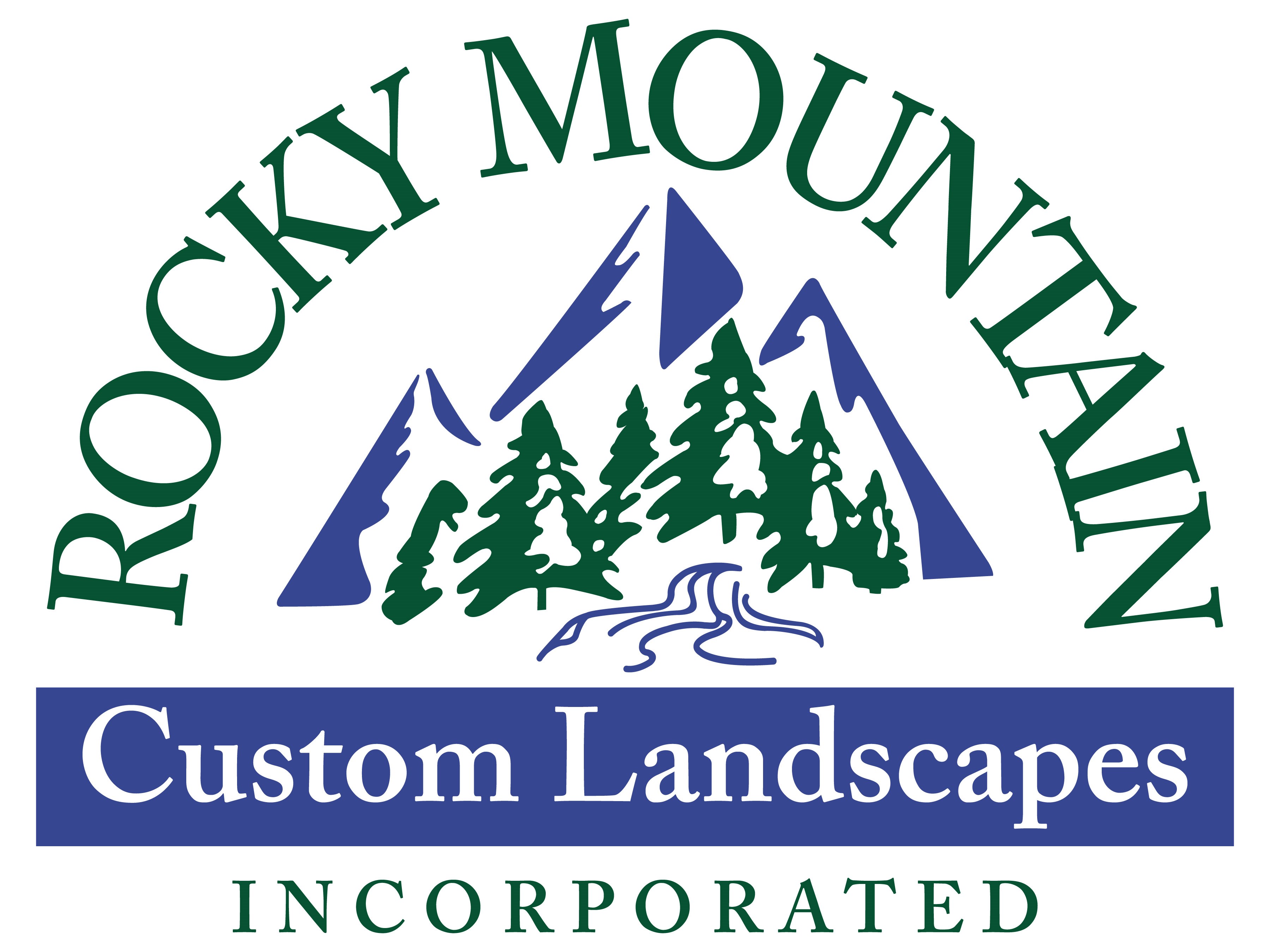 Rocky Mountain Custom Landscapes, inc. logo