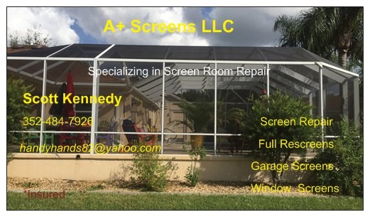 A + Screens LLC logo